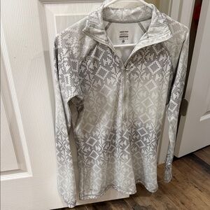 Nike Pro Gray Camouflage Pullover